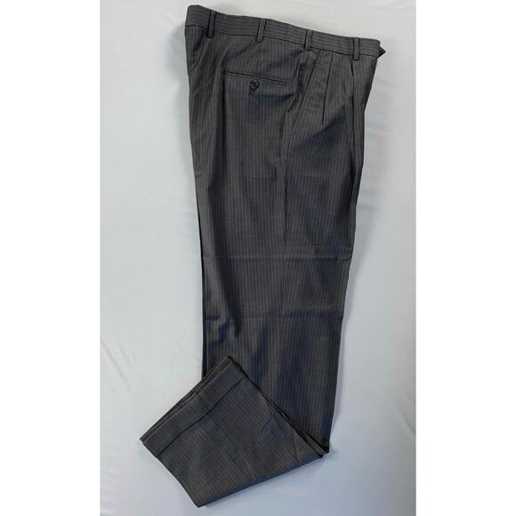 Brooks Brothers 1818 Madison Fit Pleated/Cuffed Wool Dress Pants. Men's 36X34. - Picture 1 of 9
